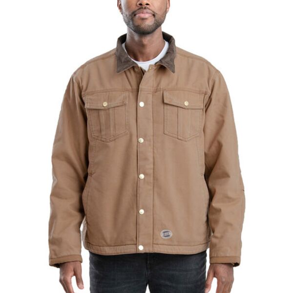 Tall Vintage Washed Sherpa-Lined Work Jacket Thumbnail