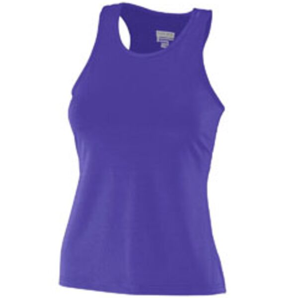 Ladies' Polyester Spandex Racer Tank Thumbnail