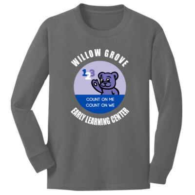 Youth Long Sleeved Cotton T Shirt Thumbnail