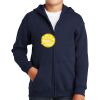 Youth Heavy Blend Full Zip Hooded Sweatshirt Thumbnail