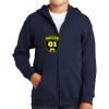 Youth Heavy Blend Full Zip Hooded Sweatshirt Thumbnail