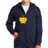 Youth Heavy Blend Full Zip Hooded Sweatshirt Thumbnail