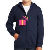 Youth Heavy Blend Full Zip Hooded Sweatshirt Thumbnail