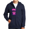 Youth Heavy Blend Full Zip Hooded Sweatshirt Thumbnail