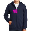 Youth Heavy Blend Full Zip Hooded Sweatshirt Thumbnail