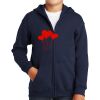 Youth Heavy Blend Full Zip Hooded Sweatshirt Thumbnail