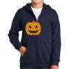 Youth Heavy Blend Full Zip Hooded Sweatshirt Thumbnail