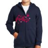 Youth Heavy Blend Full Zip Hooded Sweatshirt Thumbnail