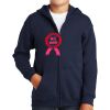 Youth Heavy Blend Full Zip Hooded Sweatshirt Thumbnail
