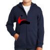 Youth Heavy Blend Full Zip Hooded Sweatshirt Thumbnail
