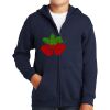 Youth Heavy Blend Full Zip Hooded Sweatshirt Thumbnail