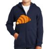 Youth Heavy Blend Full Zip Hooded Sweatshirt Thumbnail