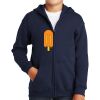 Youth Heavy Blend Full Zip Hooded Sweatshirt Thumbnail