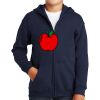 Youth Heavy Blend Full Zip Hooded Sweatshirt Thumbnail