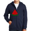 Youth Heavy Blend Full Zip Hooded Sweatshirt Thumbnail