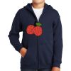 Youth Heavy Blend Full Zip Hooded Sweatshirt Thumbnail