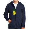 Youth Heavy Blend Full Zip Hooded Sweatshirt Thumbnail
