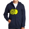 Youth Heavy Blend Full Zip Hooded Sweatshirt Thumbnail