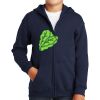 Youth Heavy Blend Full Zip Hooded Sweatshirt Thumbnail