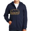Youth Heavy Blend Full Zip Hooded Sweatshirt Thumbnail