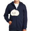 Youth Heavy Blend Full Zip Hooded Sweatshirt Thumbnail