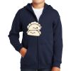 Youth Heavy Blend Full Zip Hooded Sweatshirt Thumbnail