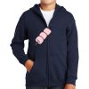 Youth Heavy Blend Full Zip Hooded Sweatshirt Thumbnail