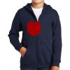 Youth Heavy Blend Full Zip Hooded Sweatshirt Thumbnail