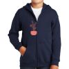 Youth Heavy Blend Full Zip Hooded Sweatshirt Thumbnail