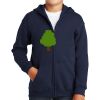 Youth Heavy Blend Full Zip Hooded Sweatshirt Thumbnail