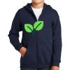 Youth Heavy Blend Full Zip Hooded Sweatshirt Thumbnail