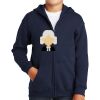 Youth Heavy Blend Full Zip Hooded Sweatshirt Thumbnail