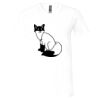 Unisex Jersey Short-Sleeve V-Neck T-Shirt Thumbnail
