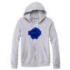 Adult Triblend Full-Zip Fleece Hooded Sweatshirt Thumbnail