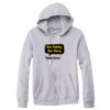Adult Triblend Full-Zip Fleece Hooded Sweatshirt Thumbnail