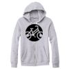 Adult Triblend Full-Zip Fleece Hooded Sweatshirt Thumbnail