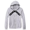 Adult Triblend Full-Zip Fleece Hooded Sweatshirt Thumbnail