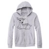Adult Triblend Full-Zip Fleece Hooded Sweatshirt Thumbnail
