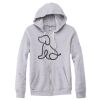 Adult Triblend Full-Zip Fleece Hooded Sweatshirt Thumbnail