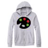 Adult Triblend Full-Zip Fleece Hooded Sweatshirt Thumbnail