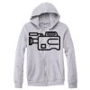 Adult Triblend Full-Zip Fleece Hooded Sweatshirt Thumbnail