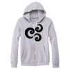 Adult Triblend Full-Zip Fleece Hooded Sweatshirt Thumbnail