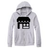 Adult Triblend Full-Zip Fleece Hooded Sweatshirt Thumbnail
