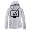 Adult Triblend Full-Zip Fleece Hooded Sweatshirt Thumbnail