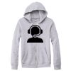 Adult Triblend Full-Zip Fleece Hooded Sweatshirt Thumbnail