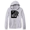Adult Triblend Full-Zip Fleece Hooded Sweatshirt Thumbnail