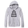 Adult Triblend Full-Zip Fleece Hooded Sweatshirt Thumbnail