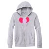 Adult Triblend Full-Zip Fleece Hooded Sweatshirt Thumbnail