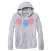 Adult Triblend Full-Zip Fleece Hooded Sweatshirt Thumbnail