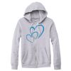 Adult Triblend Full-Zip Fleece Hooded Sweatshirt Thumbnail